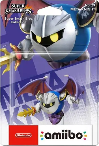 Figurine Nintendo Amiibo Meta Knight, Super Smash Bros Collection, No. 29