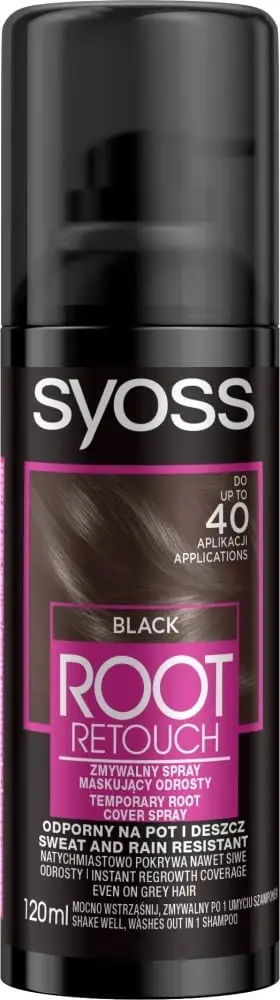 Spray për rrënjë Syoss për femra e zezë 120ml