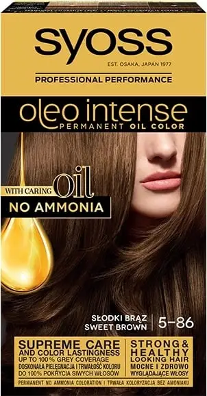 Ngjyrë për flokë Syoss Oleo Intense, 5.86 Sweet Brown, 50 ml