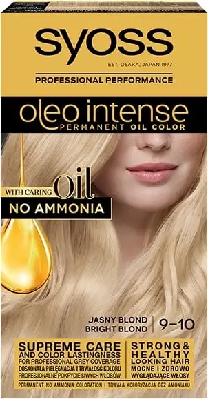 Ngjyrë për flokë Syoss Oleo Intense, 9.10 Bright Blond, 50 ml