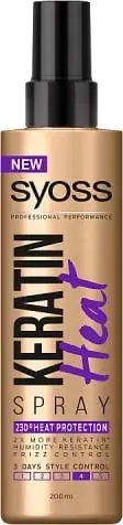 Llak për flokë Syoss Keratin Heat 4, 200 ml