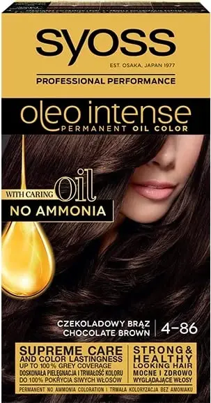 Ngjyrë për flokë Syoss Hair Oleo Intense, 4-86 Chocolate Brown