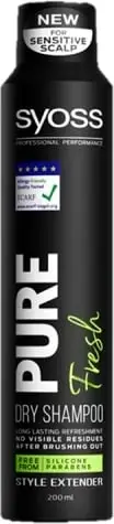 Shampo i thatë Syoss Pure Fresh, 200 ml