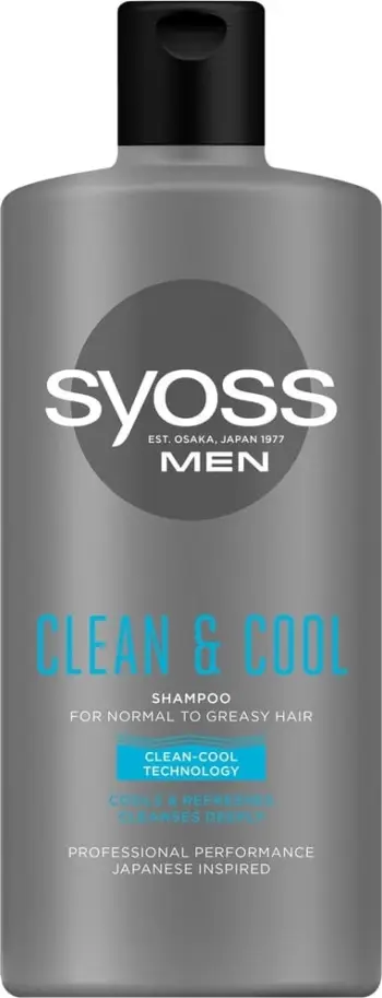 Shampo për flokë Syoss Clean & Cool, 440 ml
