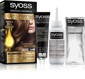 Ngjyrë për flokë Syoss Oleo Intense, 4.60 Gold Brown, 50 ml - 2