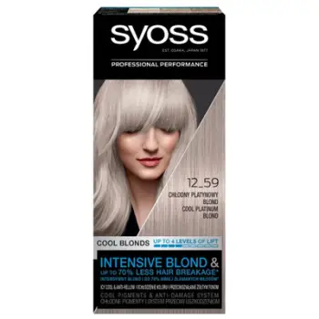 Ngjyrë për flokë Syoss, 12-59 Platinum Blond, 50 ml
