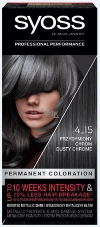 Ngjyrë për flokë Syoss, 4-15 Dusty Chrome, 50 ml