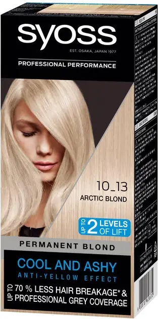 Ngjyrë për flokë Syoss, 10-13 Arctic Blond, 50 ml