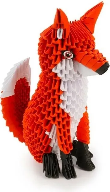 Set kreativ origami 3D Alexander Fox ALEX, 777 pjesë, portokalli - 2