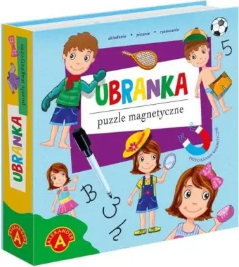Puzzle magnetik veshjesh Alexander Magnetic Puzzle Clothes, lodër kreative, edukative, shumëngjyrëshe