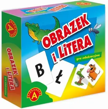 Loja edukative Alexander Picture and Letter, me figura dhe shkronja, për mësimin e alfabetit