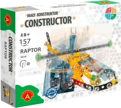 Set ndërtimi Alexander Small Constructor Raptor, metalik, 8+ vjeç, shumëngjyrësh - 1