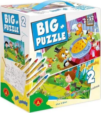Puzzle Alexander: Jumping Rope and Restaurant, 12 elemente, +3 vjeç
