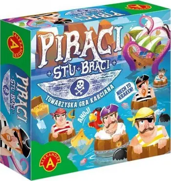 Lojë shoqërore Alexander Game Pirates One Hundred Brothers, me letra, 7+