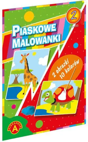Set pikturimi me rërë Alexander Giraffe Turtle 1712, 8 ngjyra, mbi 6 vjeç, shumengjyrësh