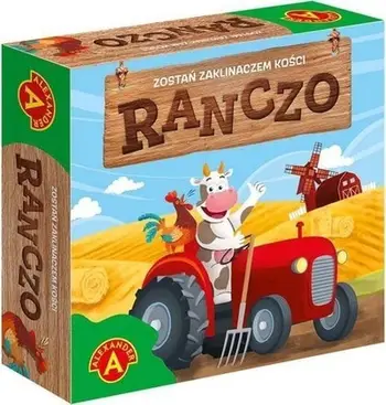 Lojë tavoline Alexander Ranch ALEX, ekonomike me zare, për familje, shumëngjyrëshe