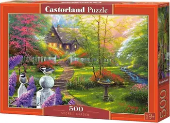 Puzzle Castorland Mysterious Garden, 500 copë, 47 x 33 cm, shumëngjyrësh