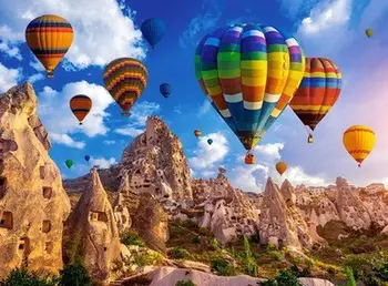 Puzzle Castorland Colorful Balloons Cappadocia, 2000 copë, 92 x 68 cm, shumëngjyrësh