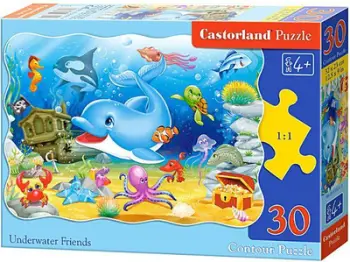 Lodër puzzle Castorland Underwater Friends - 30pc