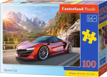 Puzzle Castorland Car Sports CASTOR, 100 elemente