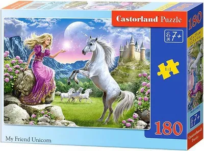 Puzzle Castorland My Friend Unicorn, 180 elemente - 1