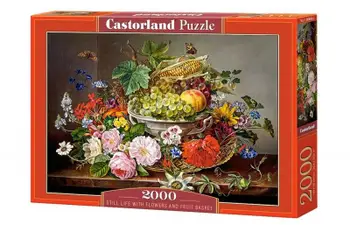 Puzzle Castorland "Fruit & Flower Basket" (GXP-620369), 2000 elemente