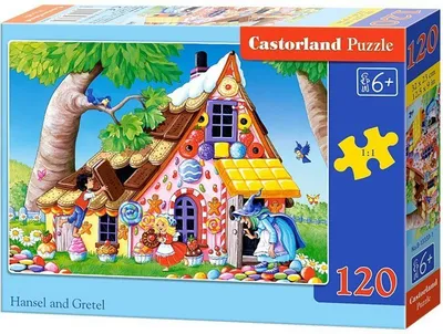 Puzzle Castroland Hansel and Gretel (1118443), 120 elemente - 1