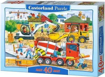 Puzzle Castorland, 59 x 40 cm, 40 elemente - 1
