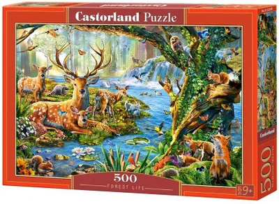 Puzzle Castorland Forest Life, 500 elemente - 1