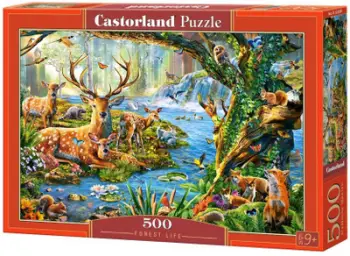 Puzzle Castorland Forest Life, 500 elemente