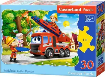 Puzzle CASTORLAND Firefighters, 30 pjesë, për fëmijë