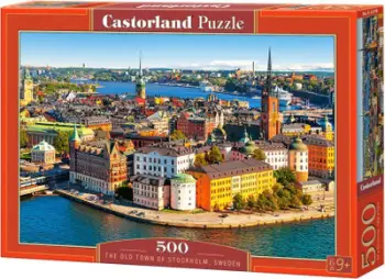 Puzzle Castorland: The old town of Stockholm Sweden, 500 elemente