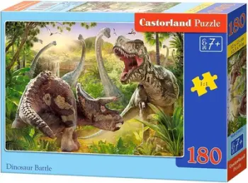 Puzzle Dinosaur Fight, 180 elemente