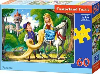 Puzzle Castorland Rapunzel (287337), 60 pjesë, shumëngjyrësh