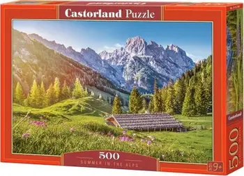 Puzzle Castorland - Verë në Alpe, 500 elemente, +10 vjeç
