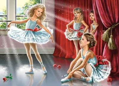 Lodër puzzle Castorland Ballet Class, 120 elemente - 2