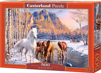 Puzzle Castorland Winter Melt, 500 copa, shumëngjyrësh