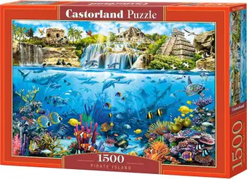 Puzzle Castorland Pirate Island, 1500 copë, shumëngjyrësh