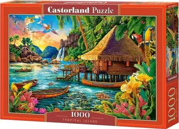 Puzzle Castorland Tropical Island, 1000 pjesë, 68 x 47 cm, shumëngjyrësh