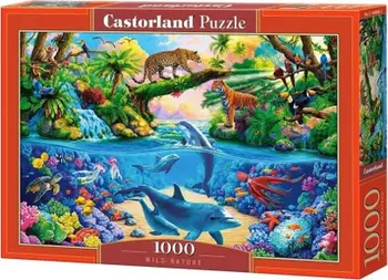 Puzzle Castorland Wild Nature Dolphins, 1000 copë, 68 x 47 cm, shumëngjyrëshe