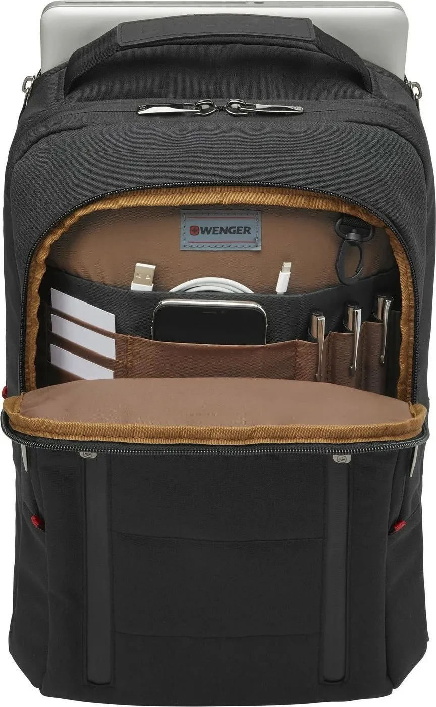Çantë shpine Wenger City Traveler, 16", e zezë - 2