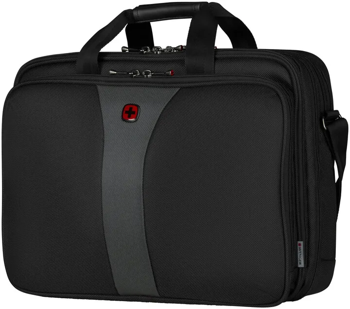 Ҫantë për laptop Wenger legacy 17”, e zezë/hirtë - 1