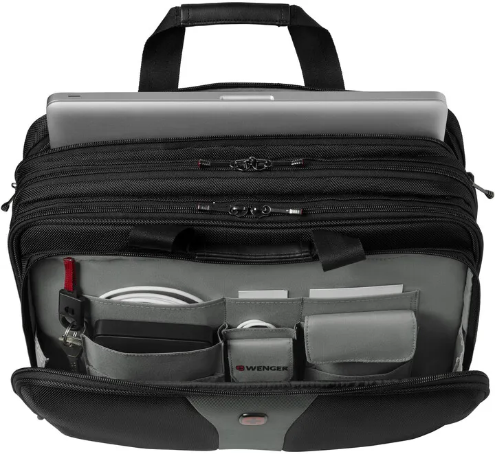 Ҫantë për laptop Wenger legacy 17”, e zezë/hirtë - 6