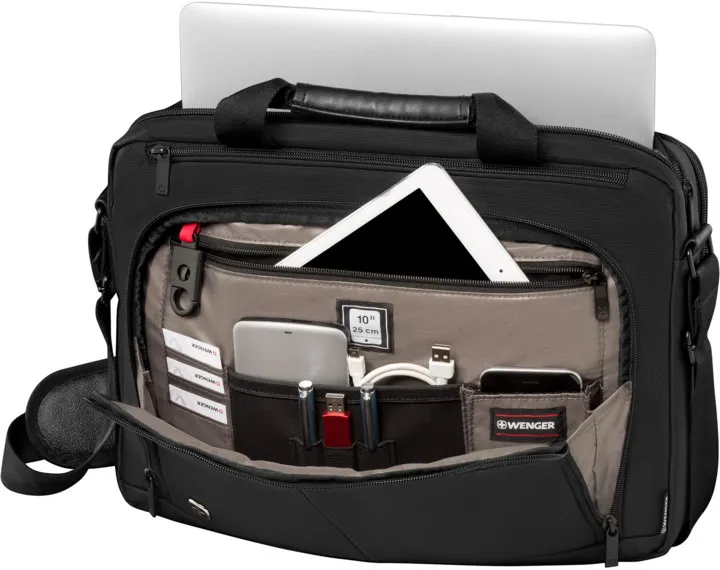 Çantë WENGER SOURCE - për laptop 16", e zezë - 3