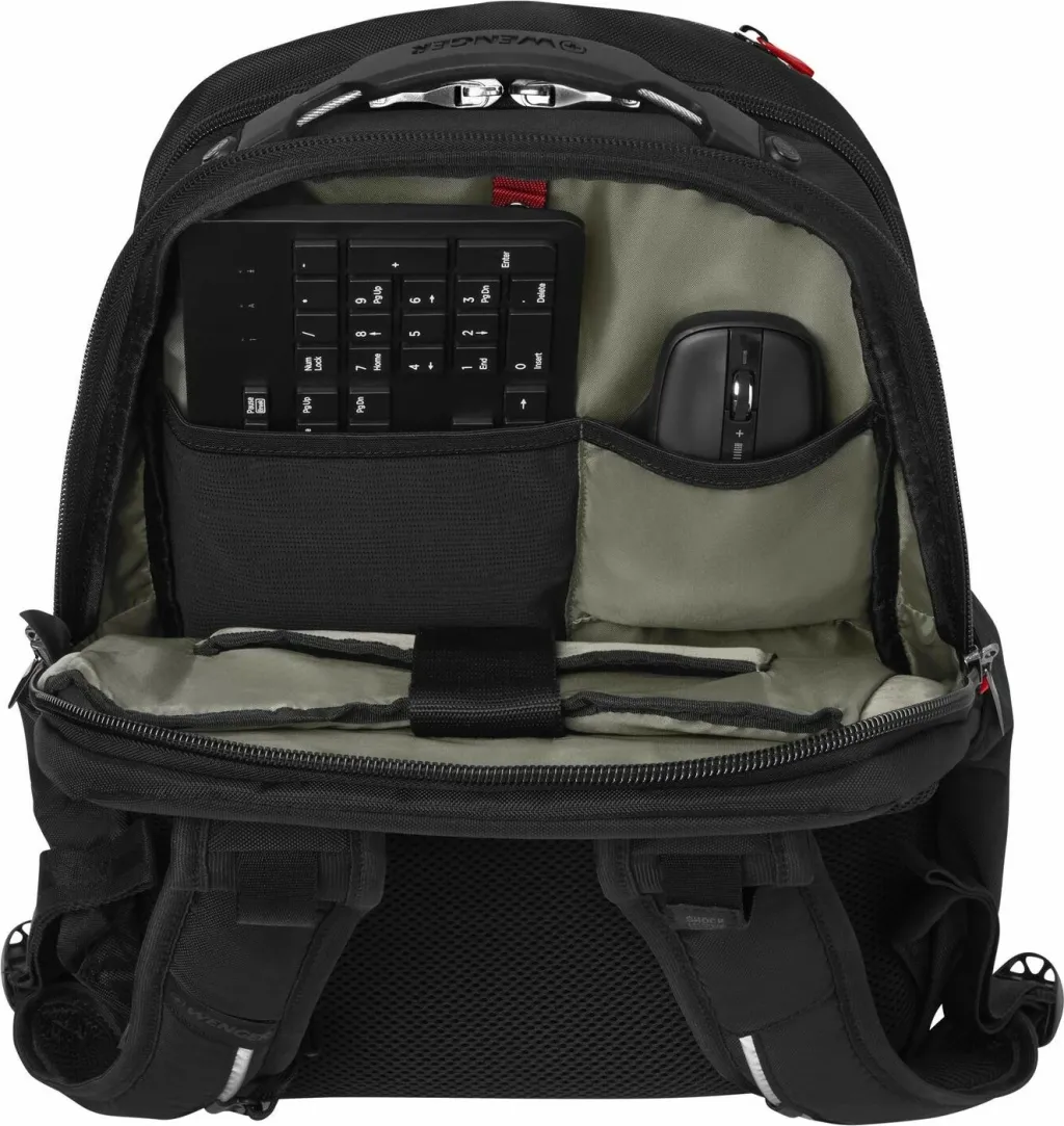 Çantë shpine Wenger Cosmic, 17", për laptop, e zezë - 4