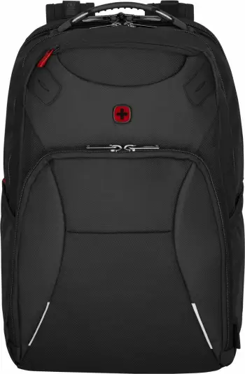 Çantë shpine Wenger Cosmic, 17", për laptop, e zezë