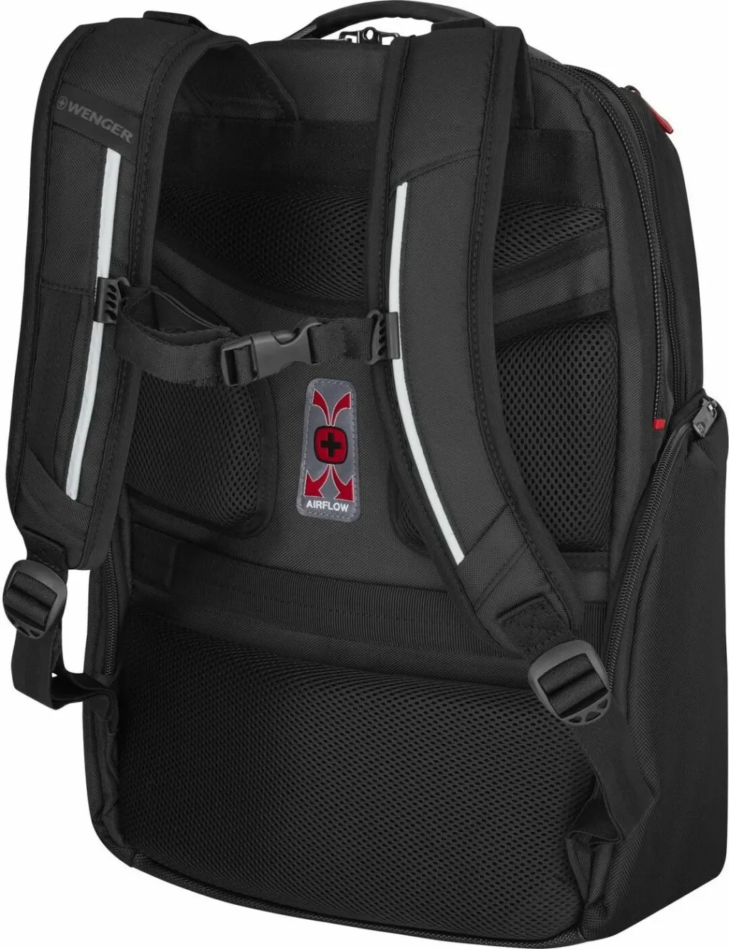 Çantë shpine Wenger Meteor 43, 17 inç, xhep për tablet, e zezë - 2