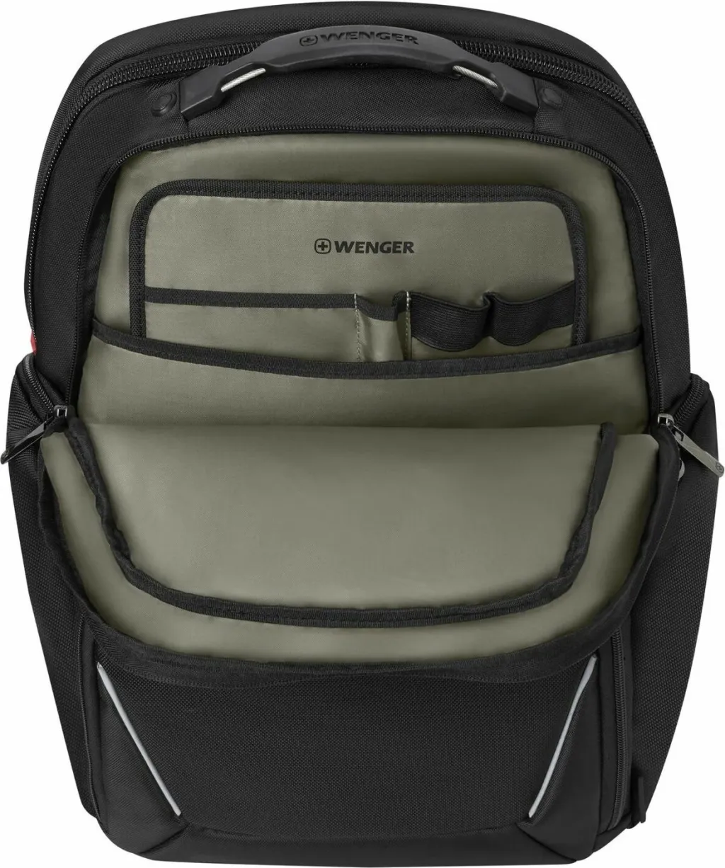 Çantë shpine Wenger Meteor 43, 17 inç, xhep për tablet, e zezë - 12