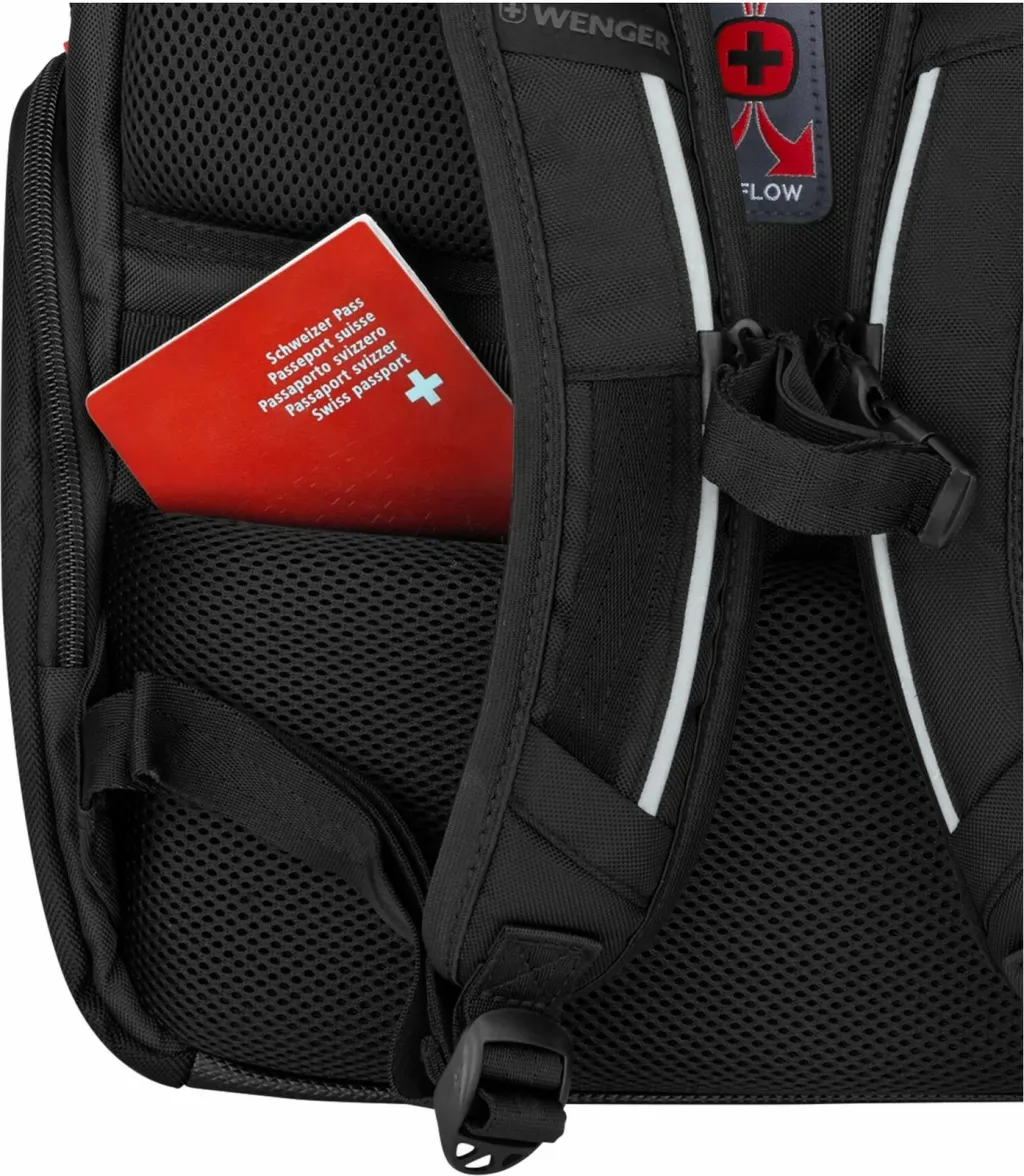 Çantë shpine Wenger Meteor 43, 17 inç, xhep për tablet, e zezë - 9