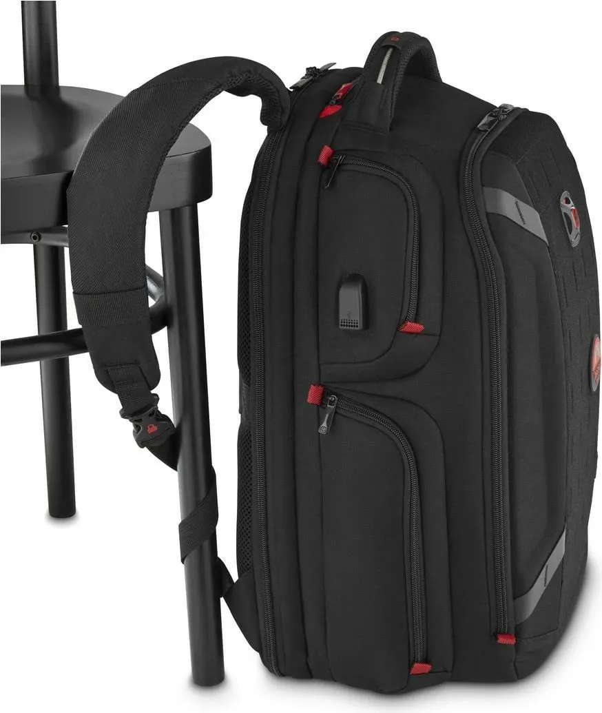 Çantë shpine gaming Wenger PlayerOne 17.3 inç e zezë - 10
